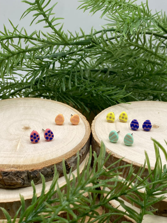 Mini Egg Stud Earrings