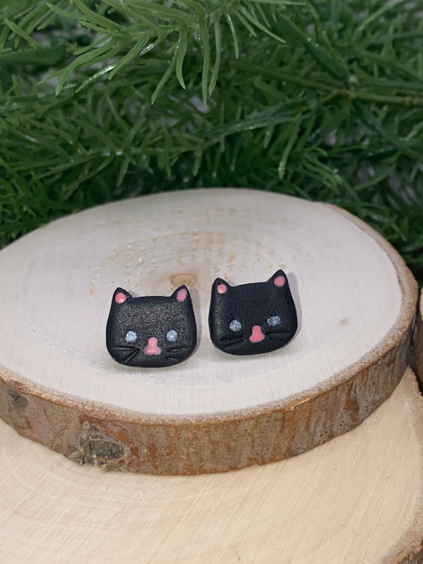 Cat Stud Earrings