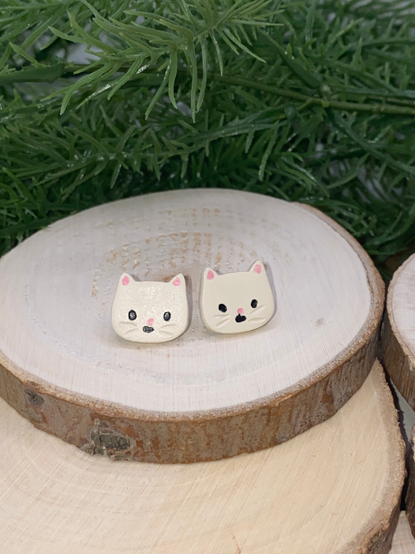 Cat Stud Earrings