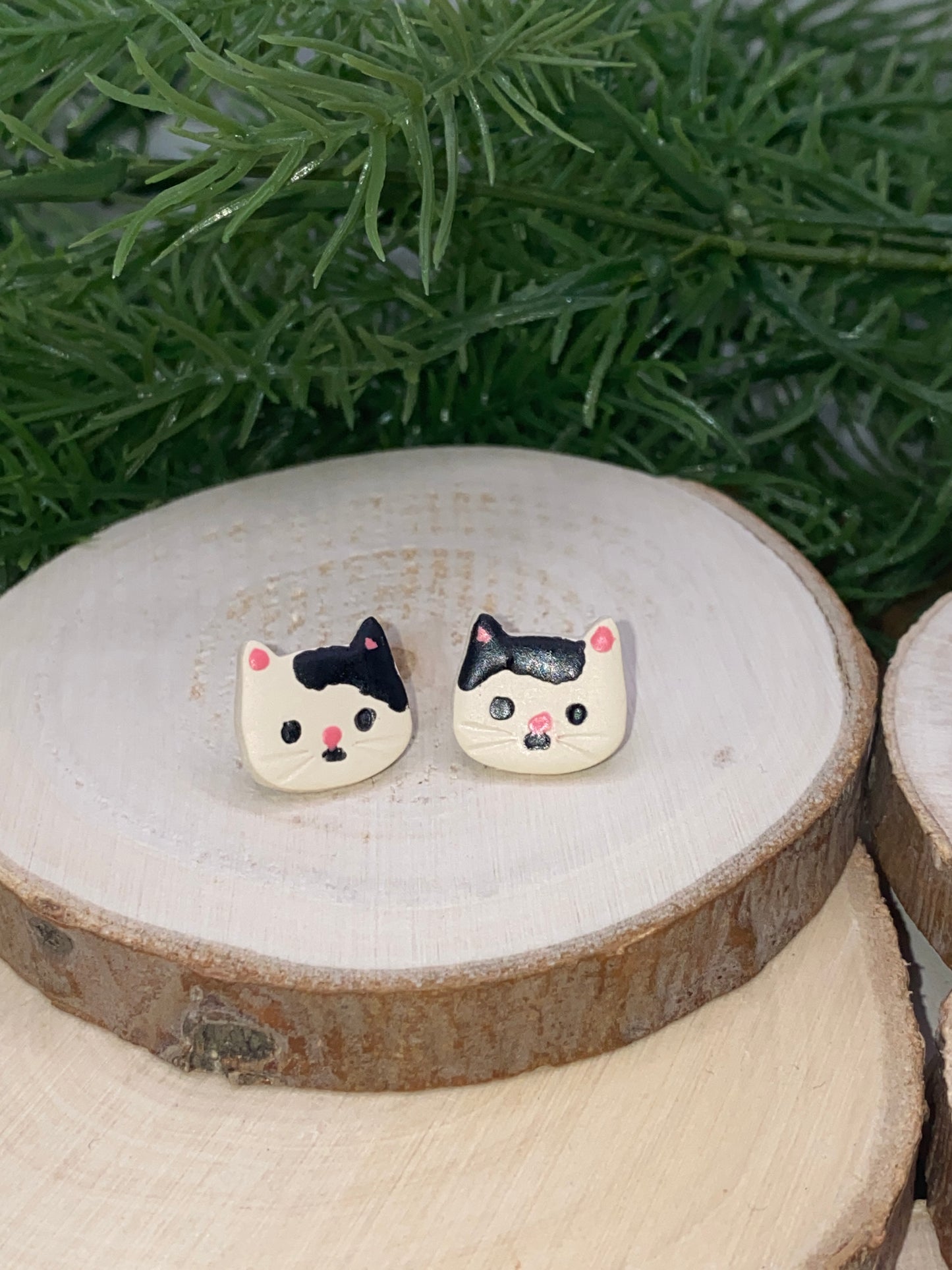 Cat Stud Earrings