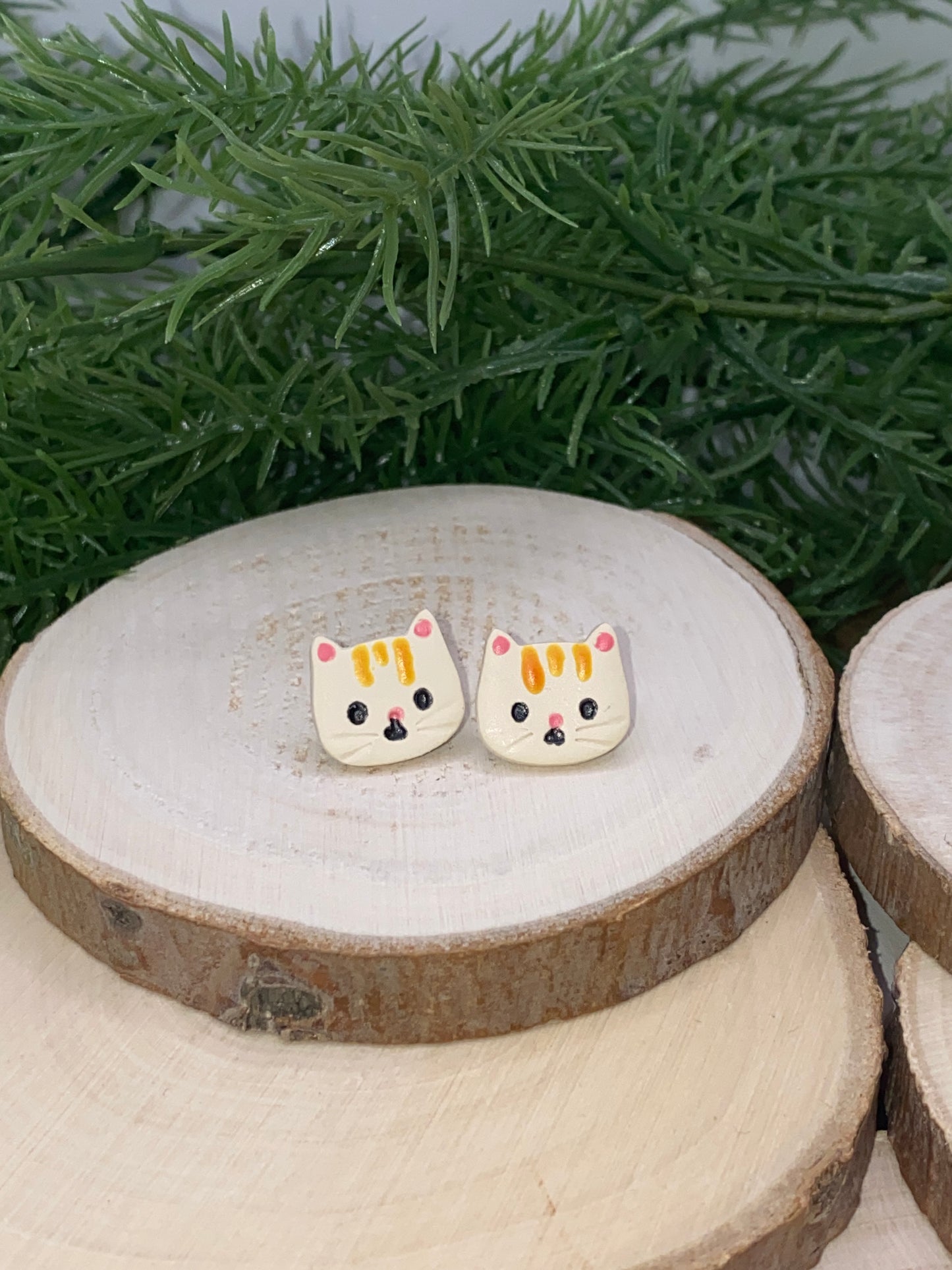 Cat Stud Earrings